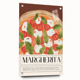 Acrylic print of various food dishes in vibrant, realistic colors, ideal for dining room decor.