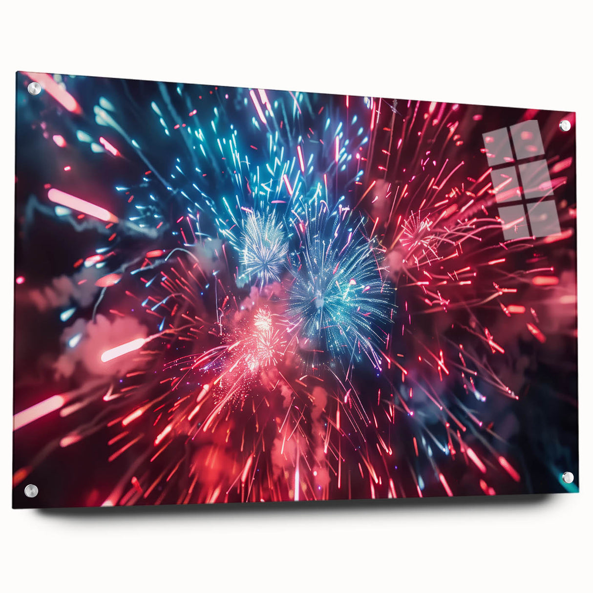 Vibrant Fireworks Display - Fourth of July Decorations