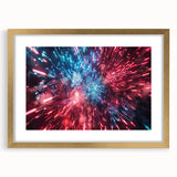 Vibrant Fireworks Display - Fourth of July Decorations