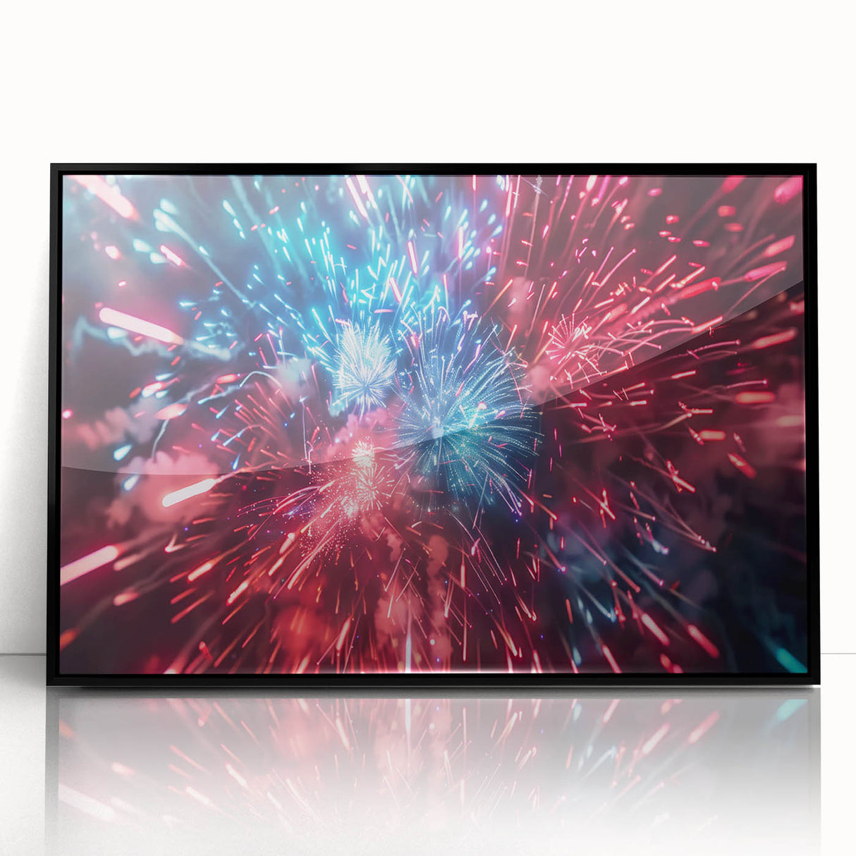 Vibrant Fireworks Display - Fourth of July Decorations