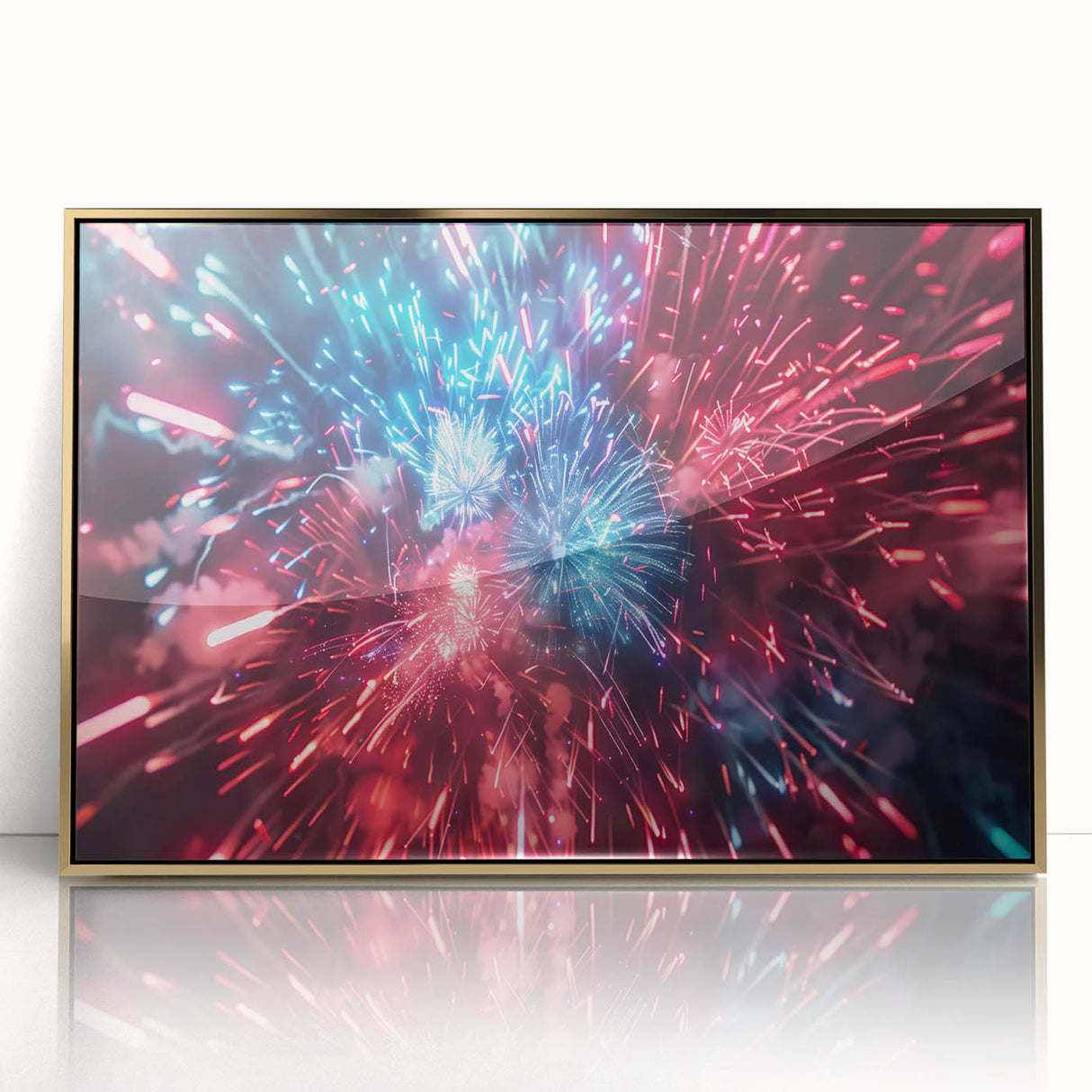 Vibrant Fireworks Display - Fourth of July Decorations