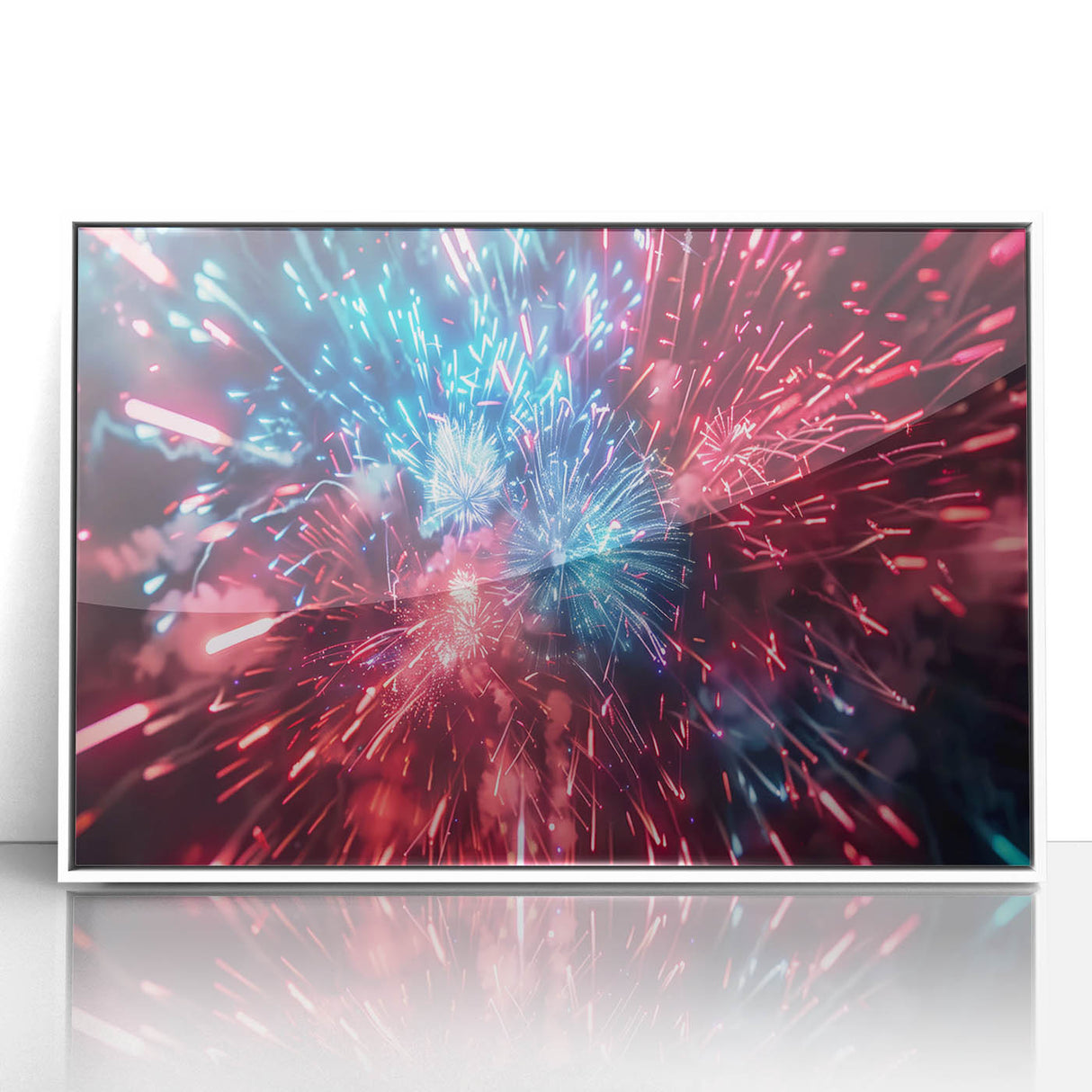 Vibrant Fireworks Display - Fourth of July Decorations