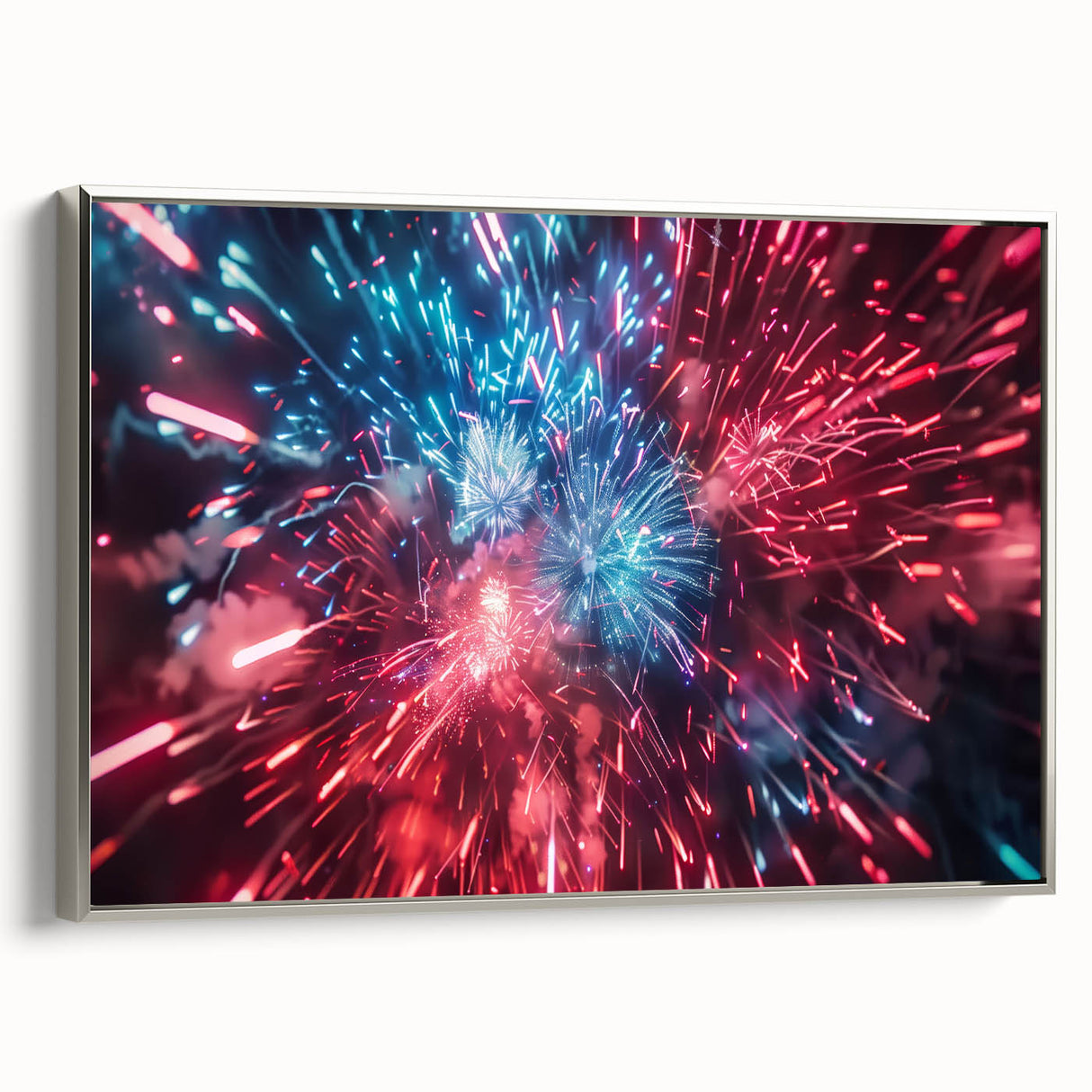 Vibrant Fireworks Display - Fourth of July Decorations