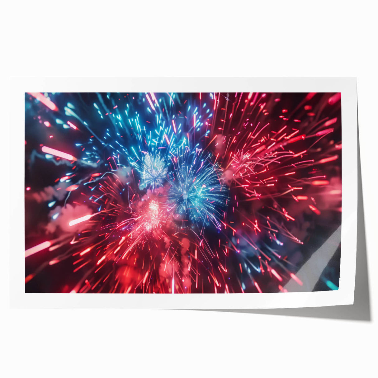 Vibrant Fireworks Display - Fourth of July Decorations