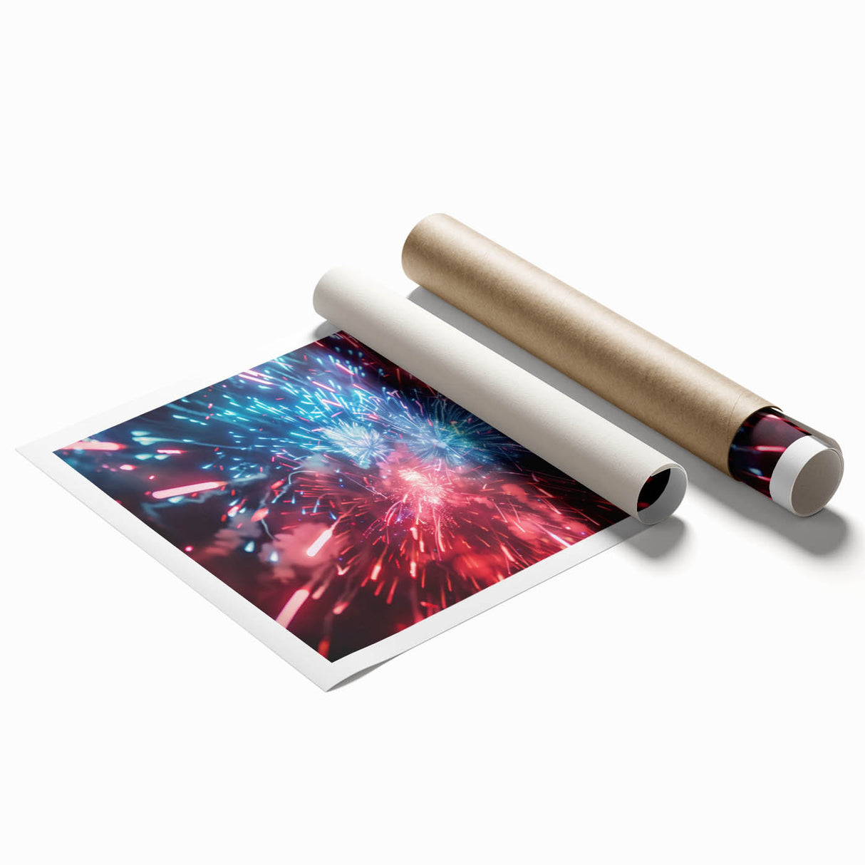 Vibrant Fireworks Display - Fourth of July Decorations
