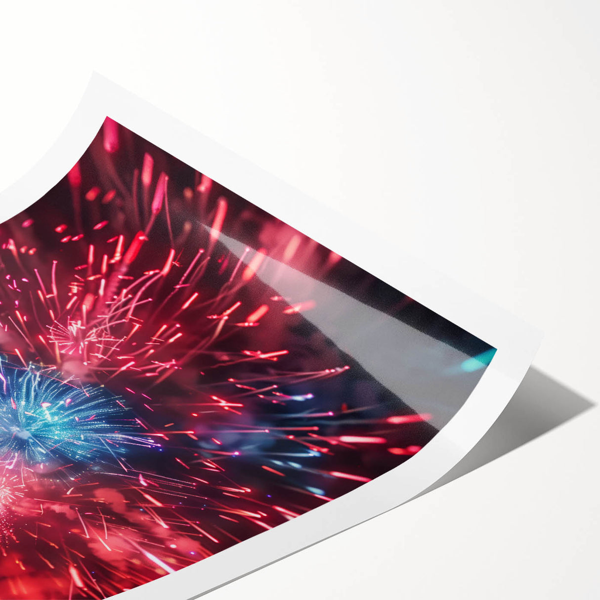 Vibrant Fireworks Display - Fourth of July Decorations