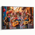 Mariachi Skeletons Celebration – Día de los Muertos Wall Art