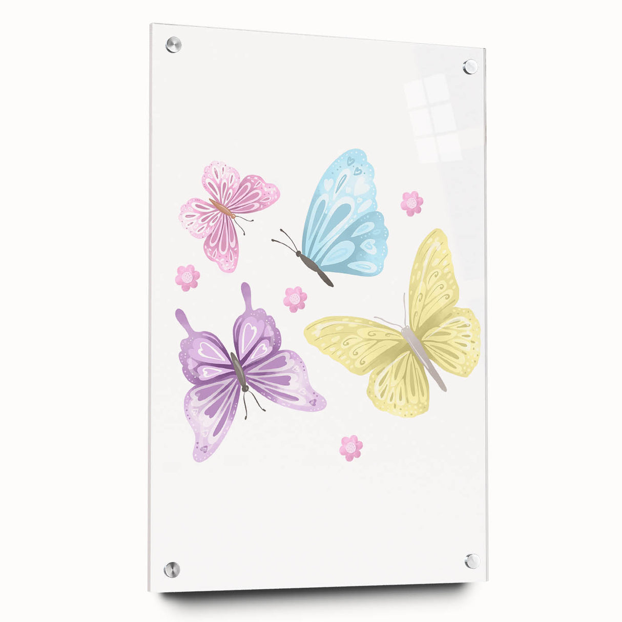 Pastel Butterfly Girls Room Wall Art – Nursery Print