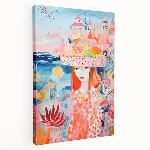 Acrylic Glass Art for Kids – Fantasy Castle Children's Wall Art