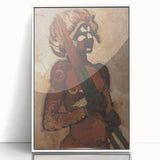 Expressive Warrior Portrait - Bold Modern Art Print by Cyprián Majerník