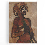 Expressive Warrior Portrait - Bold Modern Art Print by Cyprián Majerník