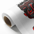 Bold Pop Art Wall Art - Red, Brown, and Black Canvas Print