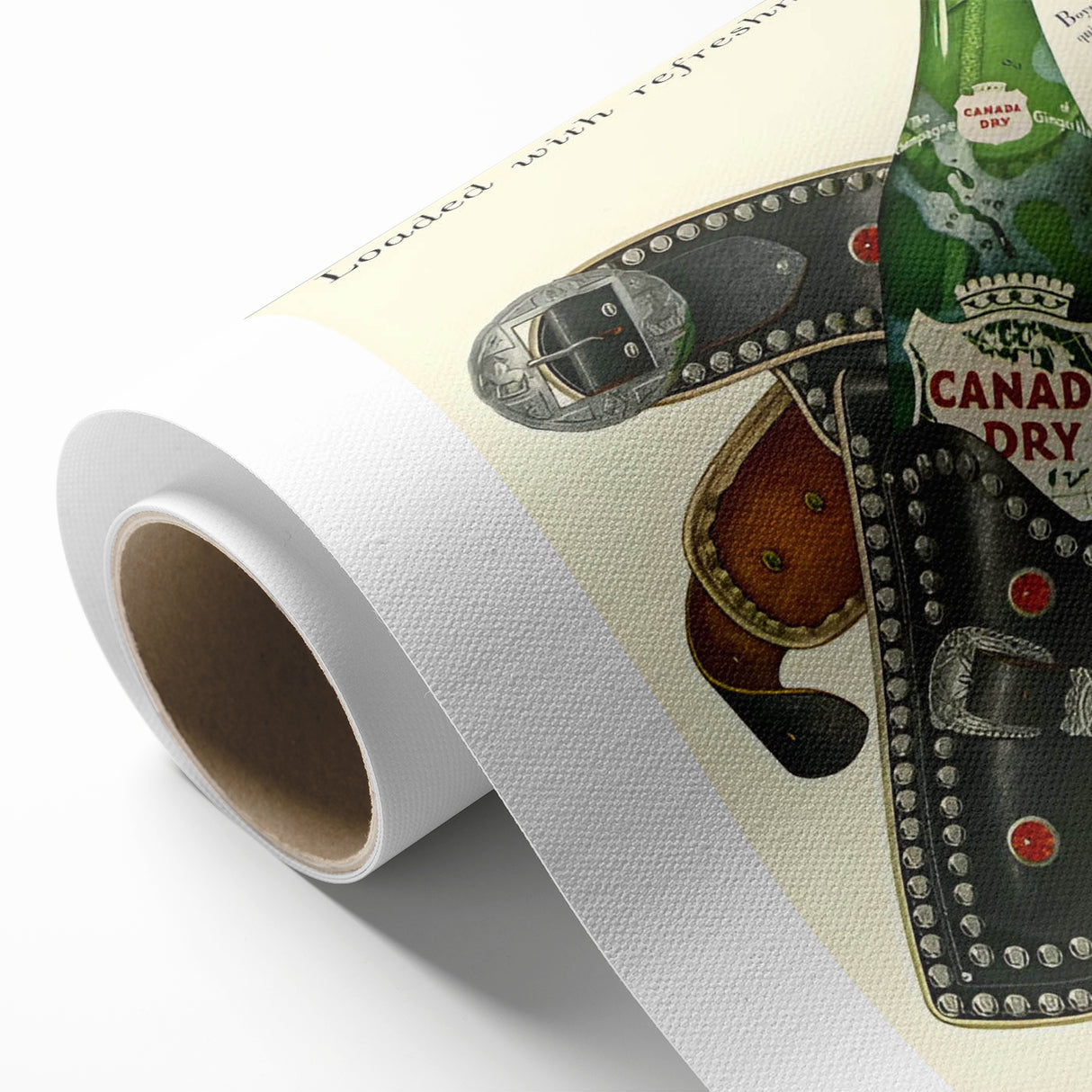 Retro Canada Dry Ad Poster | Vintage Soda Wall Art