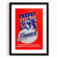America Band 1975 Concert Poster – Retro Rock Wall Art