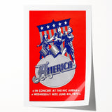 America Band 1975 Concert Poster – Retro Rock Wall Art