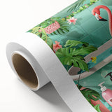 Tropical Flamingo Bathroom Wall Art - Vibrant Coastal Decor