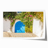 Extra large rolled print of a Tunisian landscape featuring muted earth tones, ideal for art wall dining room.