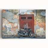 Black and white large art canvas of a Malaysian landscape, ideal for kitchen wall art.