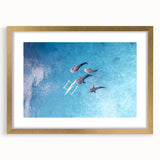 Extra large abstract art print featuring textured scenery of the Philippines in muted earth tones, framed in gold.