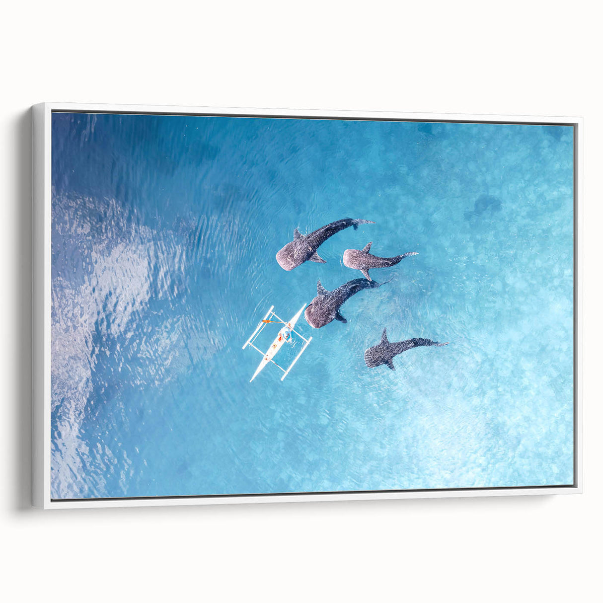 Vintage poster art of a Philippine landscape on framed canvas, featuring vivid colors, ideal for living room decor.