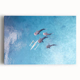 Large black and white wall art of Asian scenery on stretched canvas, ideal for kitchen art.