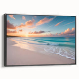 Black and white vintage poster art of a Cuban landscape on framed canvas, suitable for bedroom decor.