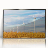 Framed acrylic print of a Czech Republic cityscape in muted earth tones, ideal for modern art wall decor.