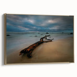 Framed canvas depicting a vintage-style landscape of a European scene in black and gold tones, suitable for bedroom decor.