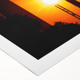 Art deco poster of Mexico City skyline in muted gray and blue tones on rolled canvas, ideal for dining room wall art.