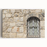Black and white stretched canvas of Tel Aviv skyline, ideal for kitchen wall art.