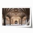 Rolled print of Canterbury, New Zealand scenery with vibrant green and blue tones, ideal for dining room wall art.