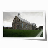 Extra large rolled print of Otago, New Zealand scenery with vibrant greens and blues, ideal for dining room wall art.