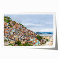Extra large rolled print of a Brazilian landscape featuring vibrant greenery and floral elements.