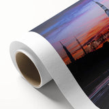 Art Deco style poster of Alabama scenery in soft pastel colors on rolled canvas, ideal for nursery wall art.
