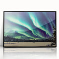 Large abstract wall art depicting an Alaskan landscape in muted earth tones on a framed acrylic.