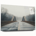 Large abstract acrylic print of Arkansas scenery in muted earth tones, ideal for dining room decor.