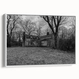 Extra large framed canvas featuring vintage poster art of Delaware scenery in colorful hues, ideal for living room decor.