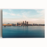 Black and white photo of a Kentucky landscape on large stretched canvas, suitable for kitchen wall art.