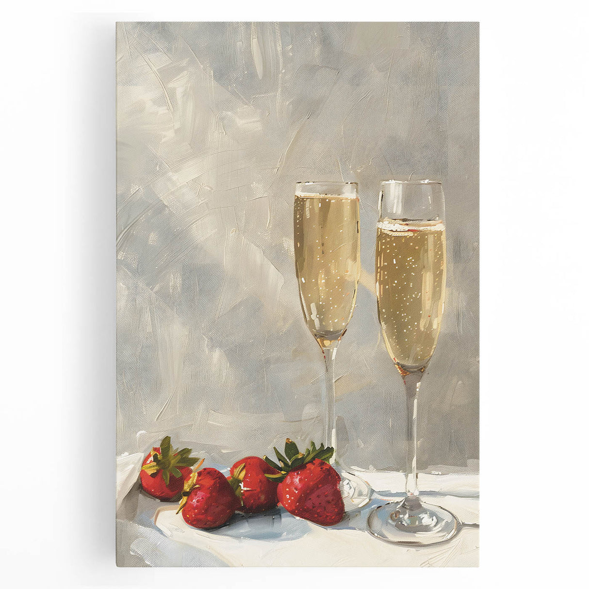 Large black and white stretched canvas featuring assorted kitchen utensils, ideal for kitchen wall art.