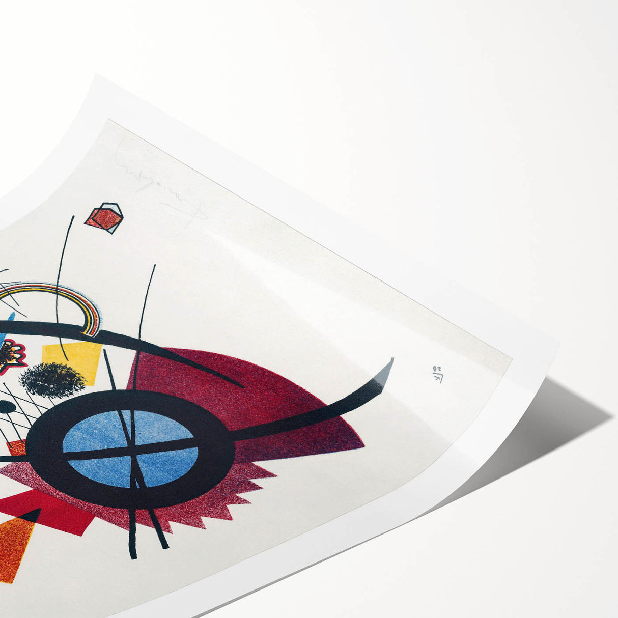 Violet by Wassily Kandinsky - Vibrant Geometric Abstract Print Art