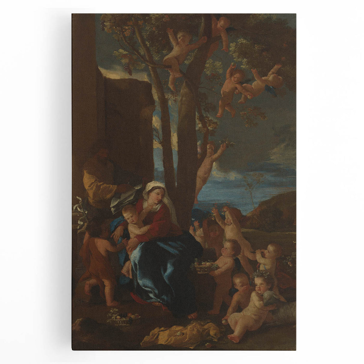 Baroque and Rococo Wall Art - Madonna with Cherubs - Classic Print