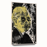 Expressionist Art - Portrait of Dr. Spengler Abstract Wall Art for Sale