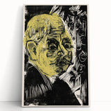 Expressionist Art - Portrait of Dr. Spengler Abstract Wall Art for Sale