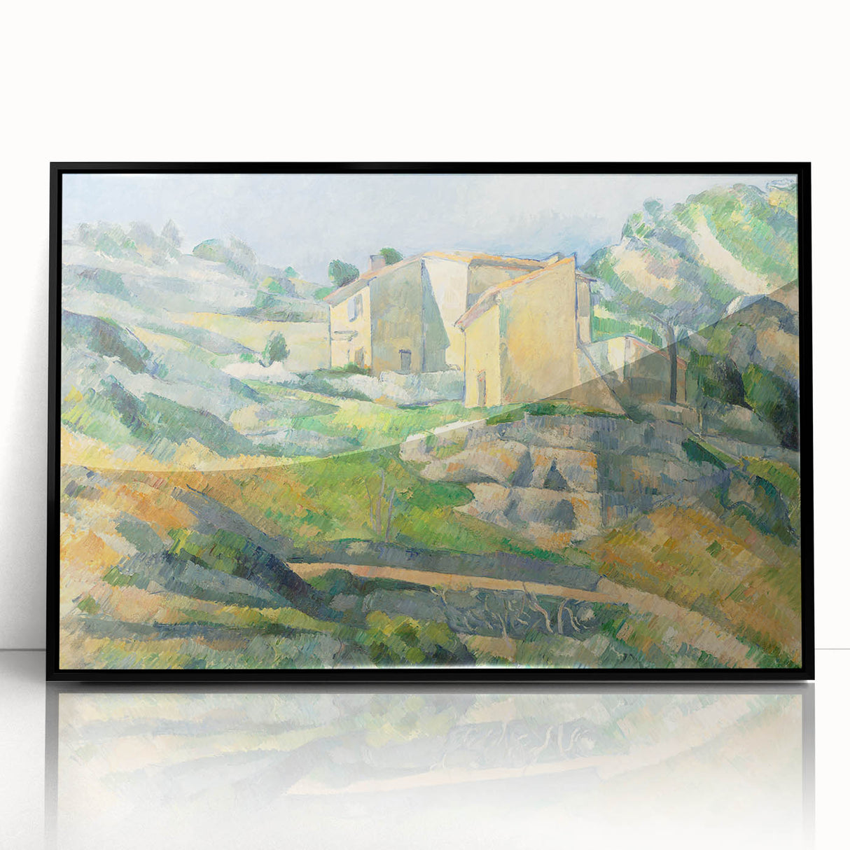 Impressionist Landscape Wall Art - Houses in Provence by Cézanne Print