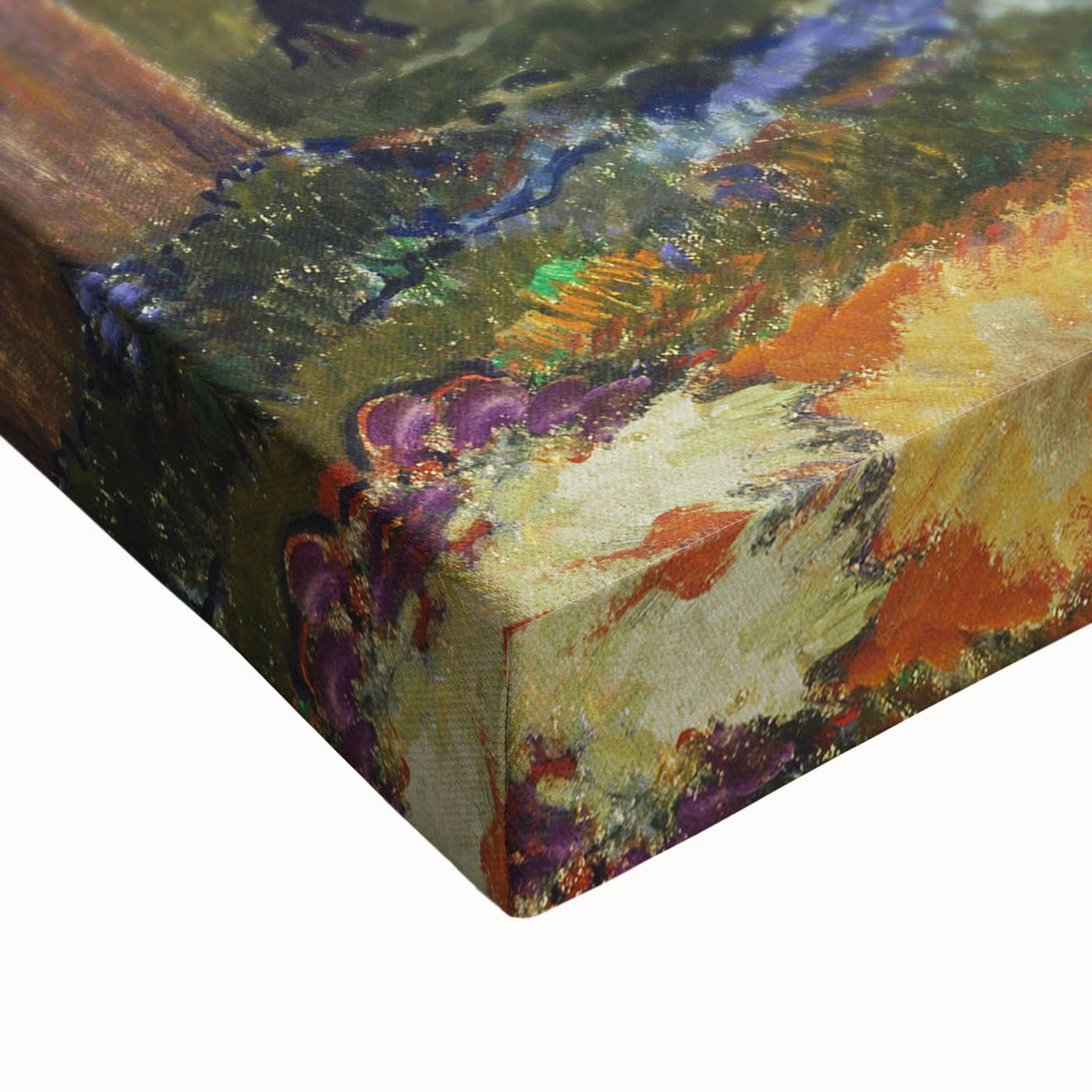 Modern Wall Art - Abstract Landscape with Horse & Pig | Contemporary Art
