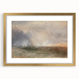 Romanticism Art: Stormy Seascape in Classic Romantic Era Style