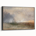 Romanticism Art: Stormy Seascape in Classic Romantic Era Style