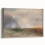 Romanticism Art: Stormy Seascape in Classic Romantic Era Style