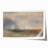 Romanticism Art: Stormy Seascape in Classic Romantic Era Style