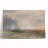 Romanticism Art: Stormy Seascape in Classic Romantic Era Style